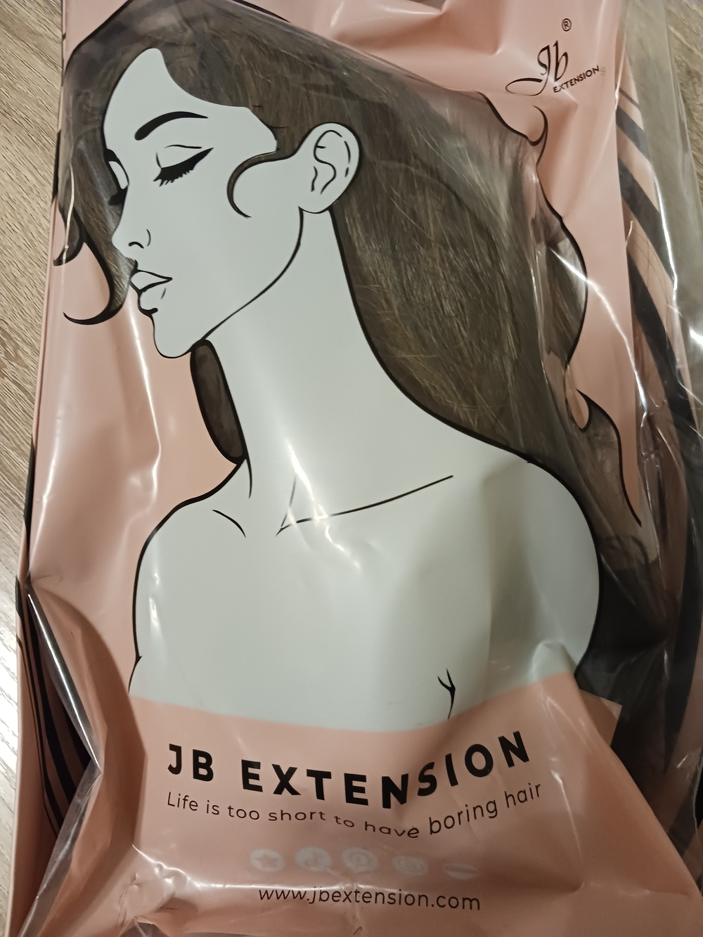 JB Extension Brown With Highlights Wavy Women’s Wig - Brand New Never Worn - Picture 11 of 16